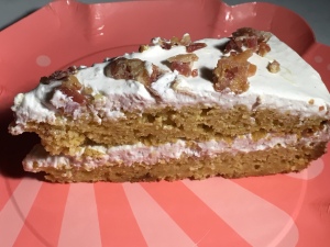 Maple Bacon Cake with Cinnamon Buttercream Frosting